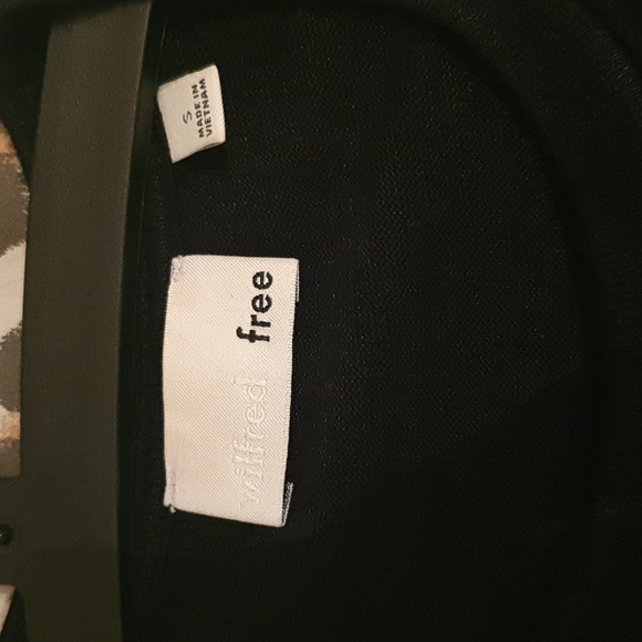 NWOT Aritzia Wilfred Free Black Elsa Cutout Dress size S - Picture 5 of 6